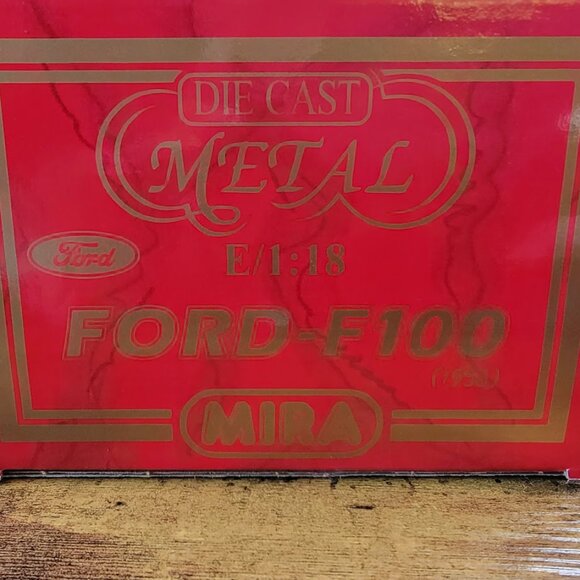 1956 Ford F100 III 4.6 L V8 Pickup Blue E 1:18  Mirs Auto Art - Picture 6 of 9